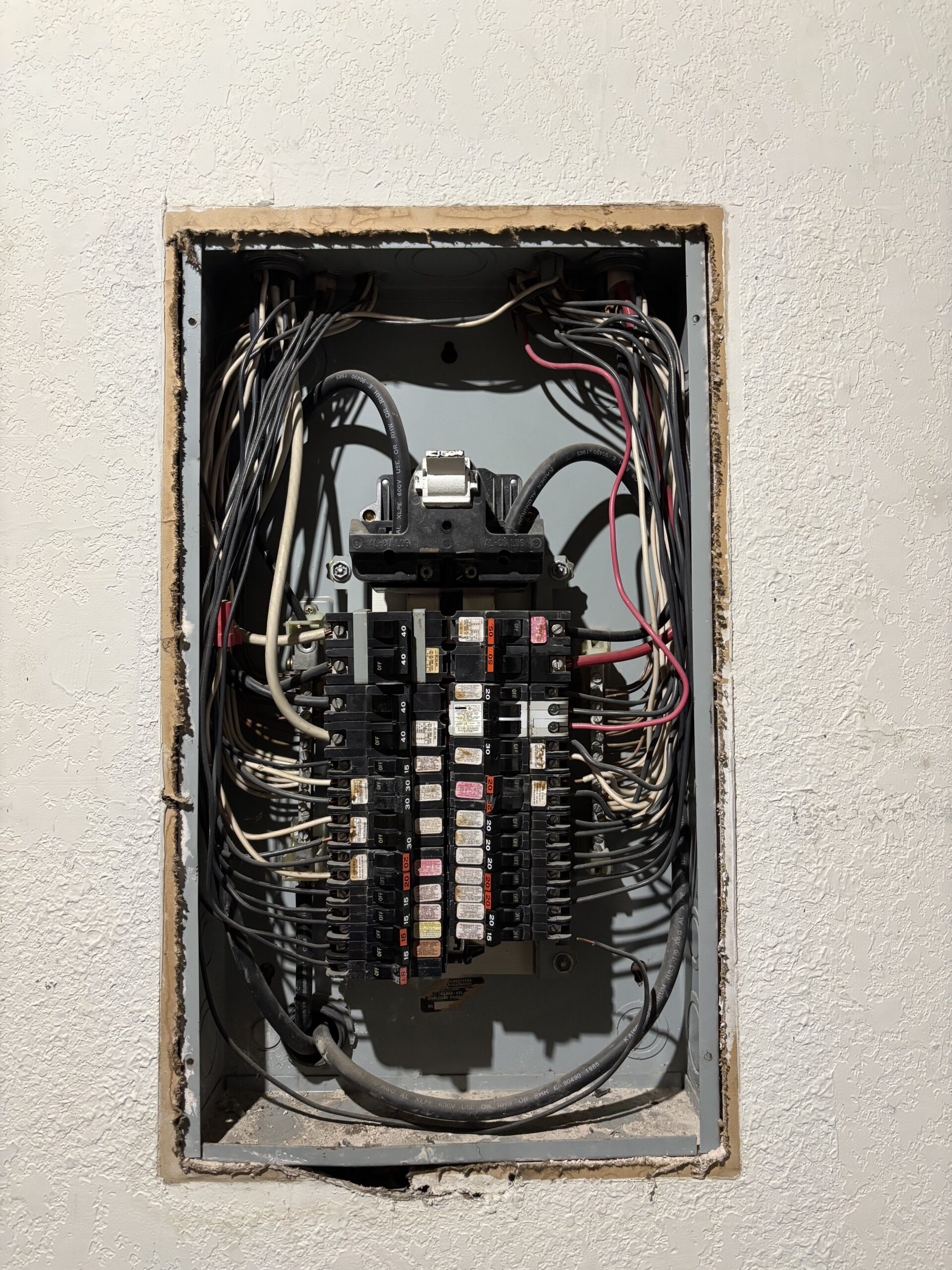 Undersized 60-100 amp electrical panel
