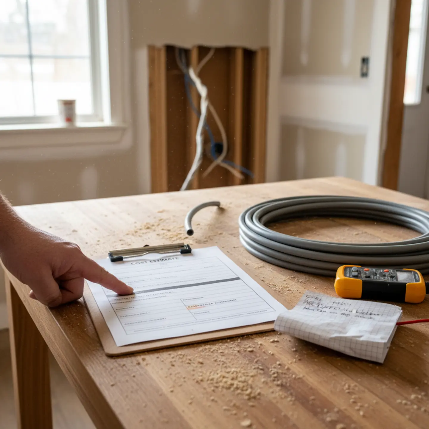 Kitchen electrical upgrade cost estimate and code compliance documentation