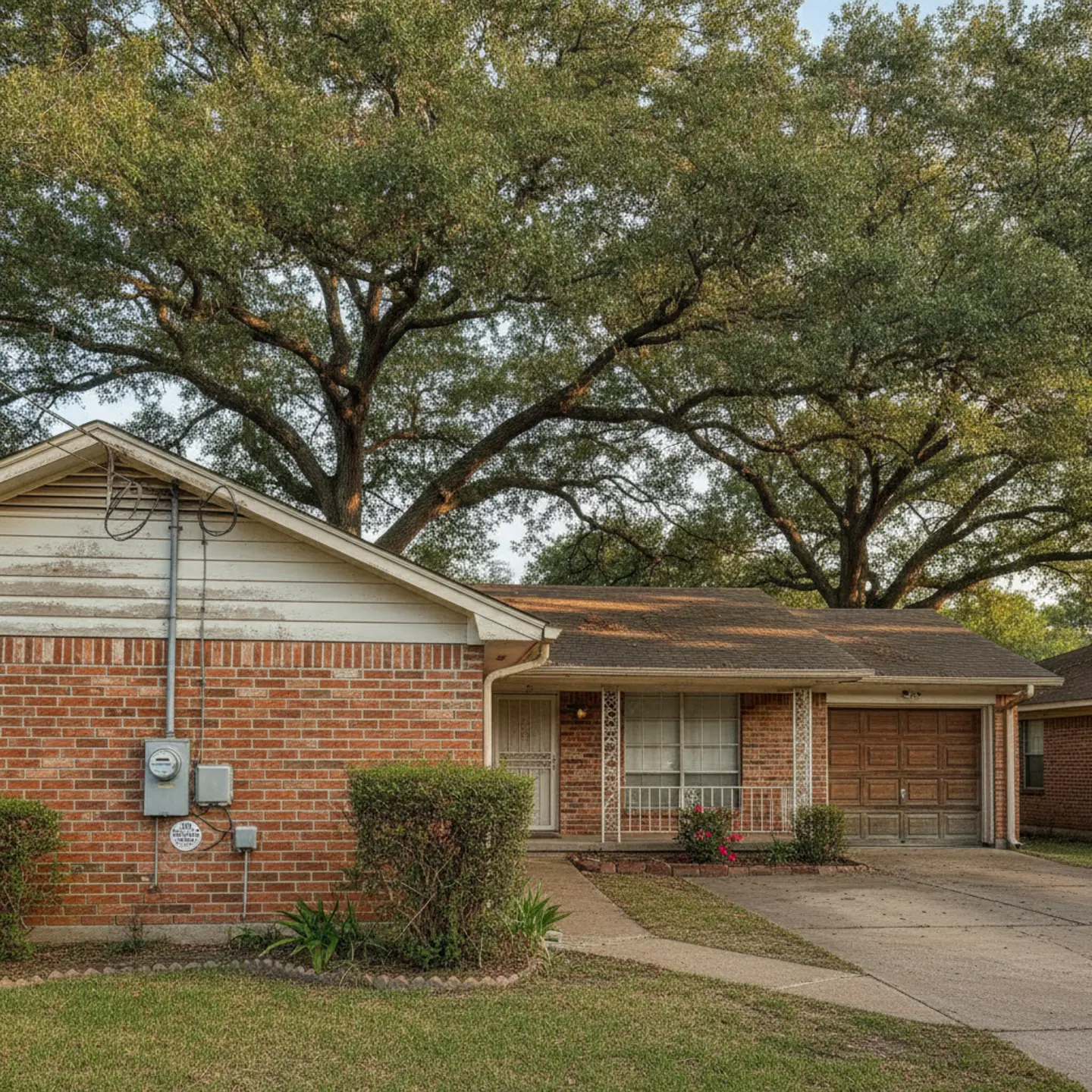 1970s DFW ranch home with aluminum wiring era construction